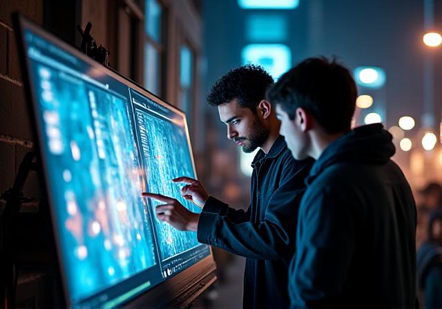 Artists working together in a vibrant New York studio